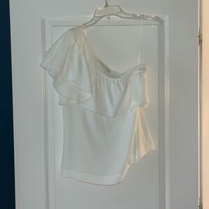 Trina Turk One-Shouldered Blouse